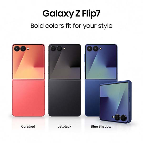 Samsung Galaxy Z Flip7 12/256GB - Blue Shadow - Gambar 2